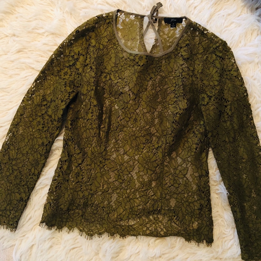 J.Crew Lace shirt